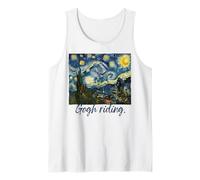 Van Gogh Cycling Funny Art Apparel Gogh Riding Bike Tank Top