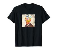 Van Gogh Floral Stamp Original & Creative Art Collage T-Shirt
