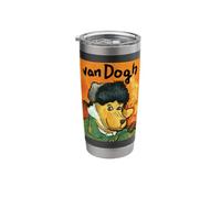 Van Gogh Funny Self-Portrait As Van Dogh/Van Gogh Funny Stainless Steel Insulated Tumbler
