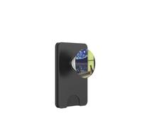 Van Gogh Inspired Cat Staring at Starry Night PopSockets PopWallet for MagSafe