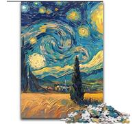 Van Gogh JigsawPuzzle 1000 Pieces for Adults, Family Activity Fun at Home Activities, Birthday Present,Travel Gifts (26x38cm)