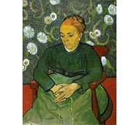 Van Gogh La Berceuse Portret Van Madame Roulin Large Art Print Poster Wall Decor Premium Mural