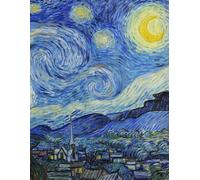 Van Gogh LARGE Notebook #7: Cool Artist Gifts - Starry Night Vincent Van Gogh Notebook College Ruled to write in 8.5x11" LARGE 100 Lined Pages (Vincent Van Gogh Collection)