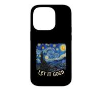 Van Gogh Let It Gogh Starry Night Painting Art Pun Case for iPhone 14 Pro