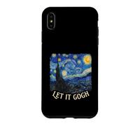 Van Gogh Let It Gogh Starry Night Painting Art Pun Case for iPhone XS Max