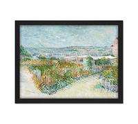 Van Gogh Montmartre Achter De Moulin De La Galette Large Framed Art Print Poster Wall Decor 18x24