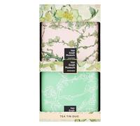 Van Gogh Museum Duo Tea Caddy Tin Gift Set - 8 English Breakfast & Earl Grey Bags - Collectible Art Print Tins for Mother's Day Afternoon Tea Gifts, Inspired by Vincent Van Gogh Museum Amsterdam