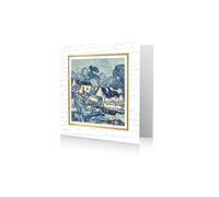 Van Gogh Musuem Official Birthday Card, Landscape With Houses' In Frame