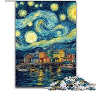 Van Gogh Night Sky Adult Jigsaws 1000 Pieces Difficult, Challenging Game And Family Play Birthday Present, Gifts, Wall Art (50x75cm)