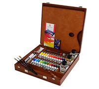 Van Gogh Wooden box oil paintings 24 tubes of 20 ml + 2 tubes of 60 ml + auxiliary + accessories