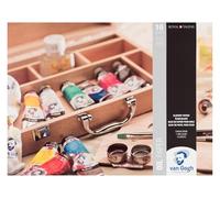 Van Gogh Oil Paper Pad, 111lb., Canvas Grain Paper, 10 Sheets, 14.2" x 18.9"