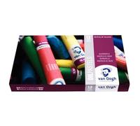 Van Gogh Oil Pastel, Round Full Stick, 12-Piece Set
