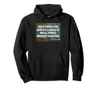 Van Gogh Quote Great Things Artist Motivation Art History Pullover Hoodie