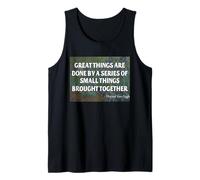 Van Gogh Quote Great Things Artist Motivation Art History Tank Top