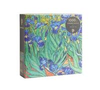 Paperblanks Van Gogh’s Irises 1000 Piece Jigsaw Puzzle: 1000 pieces. Finished puzzle 500x700mm, Boxed 195x195x50mm.