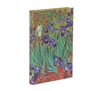 Van Gogh’s Irises Mini Lined Hardback Journal (Elastic Band Closure)
