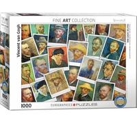Van Gogh Selfies 1000 piece jigsaw puzzle by Eurographics 680mm x 480mm