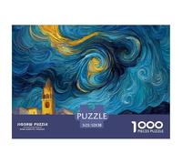 Van Gogh SeriesColossal Jigsaw Puzzles for Adults Art Painting A Vast Collection of 1000 Advanced, Seemingly Impossible Challenging Puzzle Game Pieces - A Majestic Gift for Determined Adult And Young