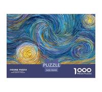 Van Gogh SeriesColossal Jigsaw Puzzles for Adults Art Painting A Vast Collection of 1000 Advanced, Seemingly Impossible Challenging Puzzle Game Pieces - A Majestic Gift for Determined Adult And Young