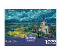 Van Gogh SeriesComplex 1000-Piece Jigsaw Puzzles for Adults Art Painting Offering An Array of Challenging Puzzle Games - Serves As A Remarkable And Entertaining Gift for Adults And Kids Age 12 Years U