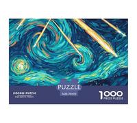 Van Gogh SeriesDaunting Jigsaw Puzzles for Adults Art Painting An Assortment of 1000 Advanced, Impossible-Hard-Difficult Challenging Puzzle Educational Game Pieces - A Formidable And Rewarding Gift Fo