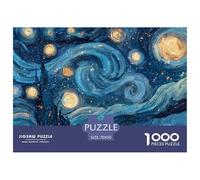 Van Gogh SeriesDynamic 1000-Piece Jigsaw Puzzles for Adults Art Painting A Treasury of Challenging Puzzle Games for Women And Men - An Excellent Shared Hobby for Adults And Kids Age 12 Years And Up 70