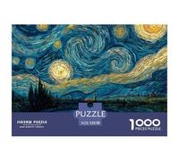 Van Gogh SeriesGargantuan Jigsaw Puzzles for Adults Art Painting Comprising 1000 Advanced And Ruthlessly Difficult Challenging Puzzle Game Pieces - Forged to Be An Heirloom-Quality Gift Jigsaw Puzzles