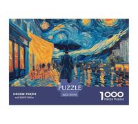 Van Gogh SeriesMasterful 1000-Piece Jigsaw Puzzles for Adults Art Painting A Complete Set of Challenging Educational Puzzle Game Pieces - An Intellectually Stimulating Gift for Adult And Teenage Enthu