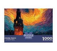 Van Gogh SeriesMasterful 1000-Piece Jigsaw Puzzles for Adults Art Painting A Complete Set of Challenging Educational Puzzle Game Pieces - An Intellectually Stimulating Gift for Adult And Teenage Enthu
