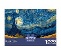Van Gogh SeriesMythic Jigsaw Puzzles for Adults Art Painting Featuring 1000 Advanced, ‘Near-Impossible’ Difficulty Challenging Puzzle Games for Both Women And Men - These Mythic Jigsaw Puzzles Are Cra