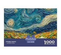 Van Gogh SeriesMythic Jigsaw Puzzles for Adults Art Painting Featuring 1000 Advanced, ‘Near-Impossible’ Difficulty Challenging Puzzle Games for Both Women And Men - These Mythic Jigsaw Puzzles Are Cra