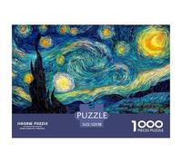 Van Gogh SeriesPhenomenal 1000-Piece Jigsaw Puzzles for Adults Art Painting The Definitive Encounter with Impossible, Hard, Difficult Challenging Puzzle Games - This Is The Crowning Gift Jigsaw Puzzle