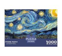 Van Gogh SeriesPhenomenal 1000-Piece Jigsaw Puzzles for Adults Art Painting The Definitive Encounter with Impossible, Hard, Difficult Challenging Puzzle Games - This Is The Crowning Gift Jigsaw Puzzle