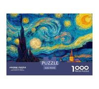 Van Gogh SeriesSpectacular 1000-Piece Jigsaw Puzzles for Adults Art Painting Showcasing The Spectrum of Impossible-to-Difficult Challenging Puzzle Games - These Spectacular Jigsaw Puzzles Engage Adult