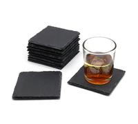 Van Gogh Slate Coasters Set Square Personalised Craft Design Drinks Mat 10Cm Wedding Engraver 160Pcs Wholesale