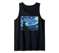 Van Gogh Starry Night Fine Art Painting Impressionism Art Tank Top