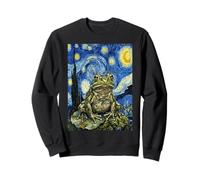Van Gogh Starry Night Frog Art Painting Sweatshirt