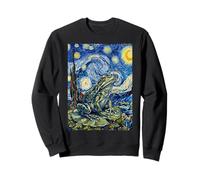 van Gogh Starry Night Frog Art Painting Sweatshirt