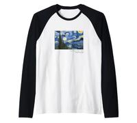 Van Gogh Starry Night Iconic Artwork Graphic Raglan Baseball Tee