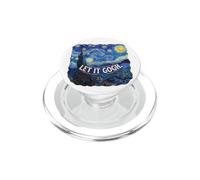 Van Gogh Starry Night Let It Gogh Fine Art Painting Pun PopSockets PopGrip for MagSafe
