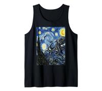 Van Gogh Starry Night Octopus Classic Art Tank Top
