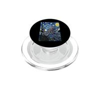 Van Gogh Starry Night Octopus Surreal Art PopSockets PopGrip for MagSafe