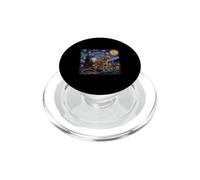 Van Gogh Starry Night Painting Animal Art Fossa PopSockets PopGrip for MagSafe
