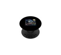 Van Gogh Starry Night Painting Gila Monster Art PopSockets Adhesive PopGrip