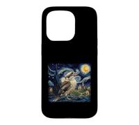 Van Gogh Starry Night Painting Kookaburra Art Case for iPhone 15 Pro