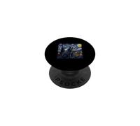 Van Gogh Starry Night Painting Spectacled Bear Art PopSockets Adhesive PopGrip