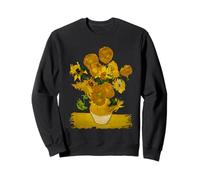 Van Gogh Sunflowers - Vintage Painting Floral Art Aesthetic Sweatshirt