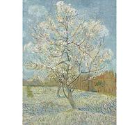 Van Gogh The Pink Peach Tree Large Art Print Poster Wall Decor 18x24 inch