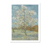 Van Gogh The Pink Peach Tree Large Framed Art Print Poster Wall Decor 18x24 inch