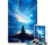 Van Gogh The Starry Sky Adults 1000 Piece Jigsaw Puzzle Analytical Skill Soft Distraction Tight Join Cozy Xmas Gift (50x75cm)